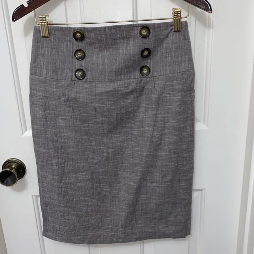 High-Waisted Pencil Skirt